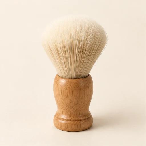 Synthetic shaving brush