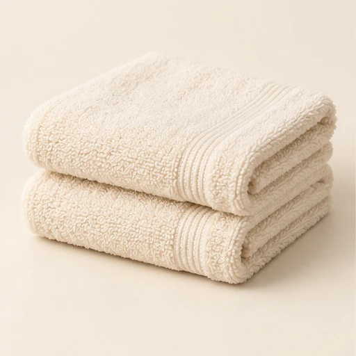 Cotton face towel pair